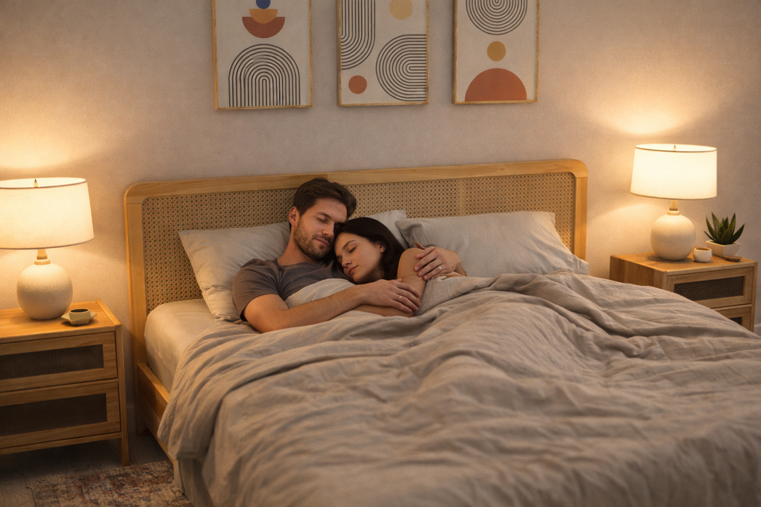 מה זוגות מאושרים עושים לפני השינה?