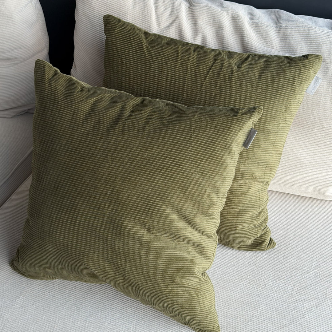 ירוק זית קורדרוי 50*50 (ריבוע)