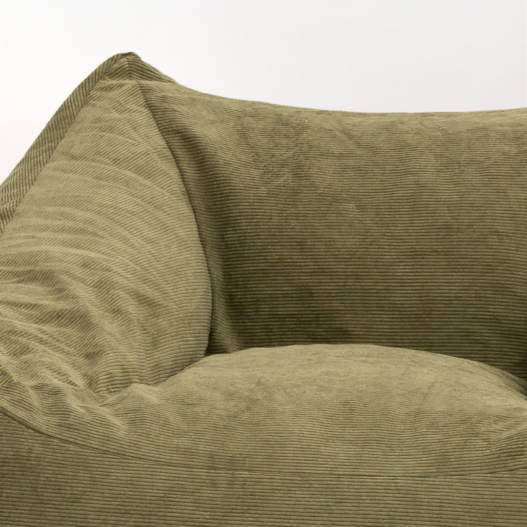 פוף ענק ירוק זית