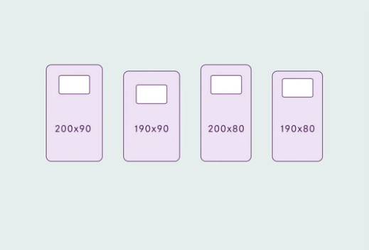 באיזה גדלים מגיע המזרן היחיד