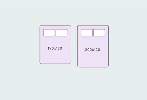 באיזה גדלים מגיע המזרן למיטה וחצי