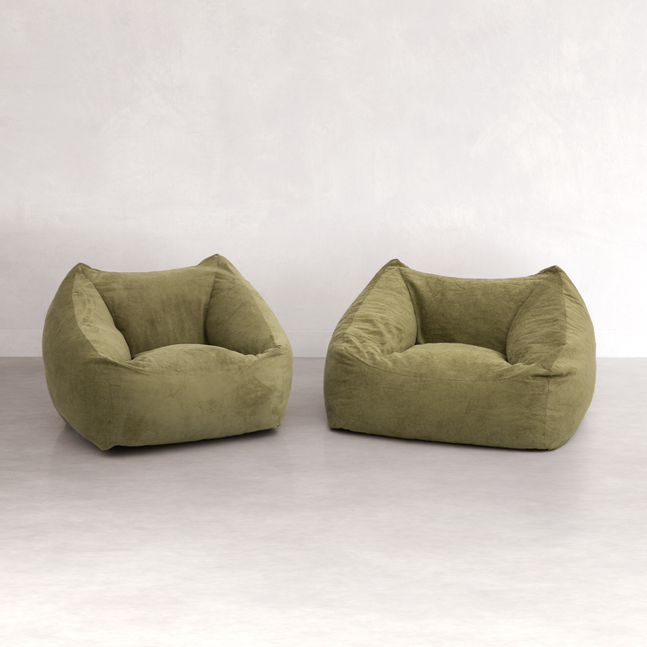 ירוק זית פוף ענק פוף גדול