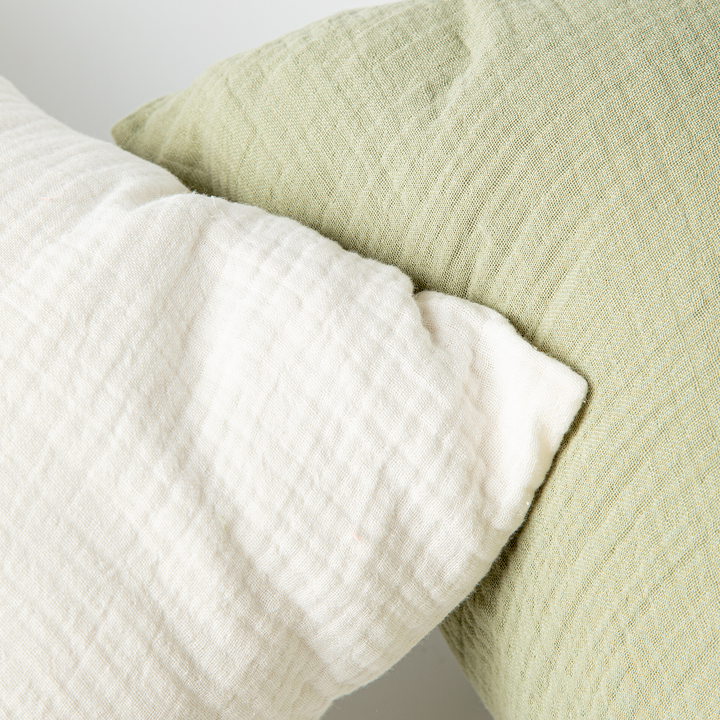 ירוק מרווה לבן שמנת