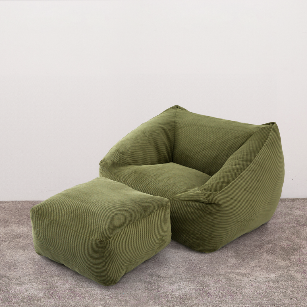 פוף ענק פוף גדול ירוק זית